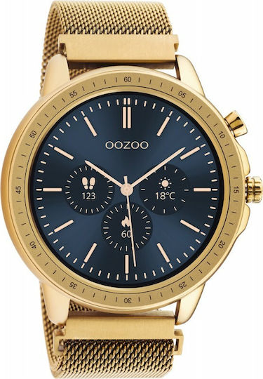 Oozoo Q00307 45mm Smartwatch with Heart Rate Monitor (Rose Gold) view 4