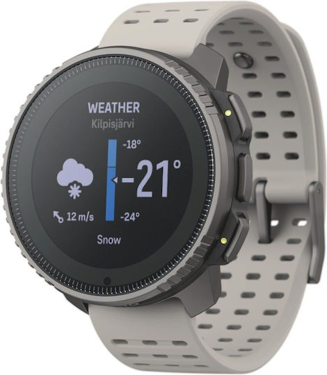 Suunto Vertical Titanium 49mm Waterproof Smartwatch with Heart Rate Monitor (Sand) view 3