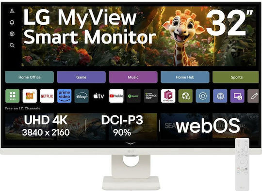LG MyView 32SR73U VA HDR Smart Monitor 31.5" 4K 3840x2160 with Response Time 5ms GTG