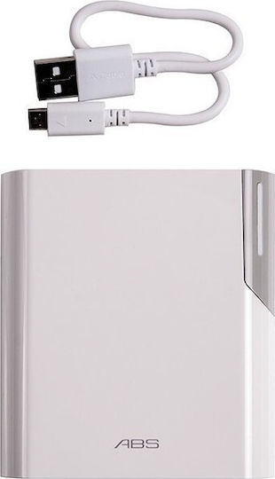 Bank PB007 Power Bank 10400mAh with 2 USB-A Ports White