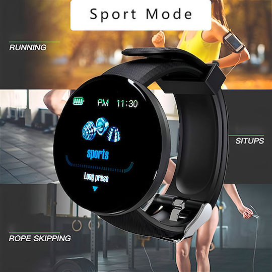 WATCHLITE Smartwatch with Heart Rate Monitor (Black) view 4