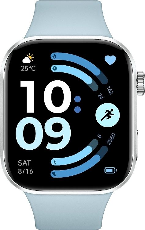 Xiaomi Redmi Watch 6 Aluminum 46mm with Heart Rate Monitor Glacier Blue view 2