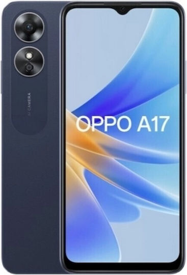 Oppo A17 Dual SIM (4GB/64GB) Midnight Black view 1