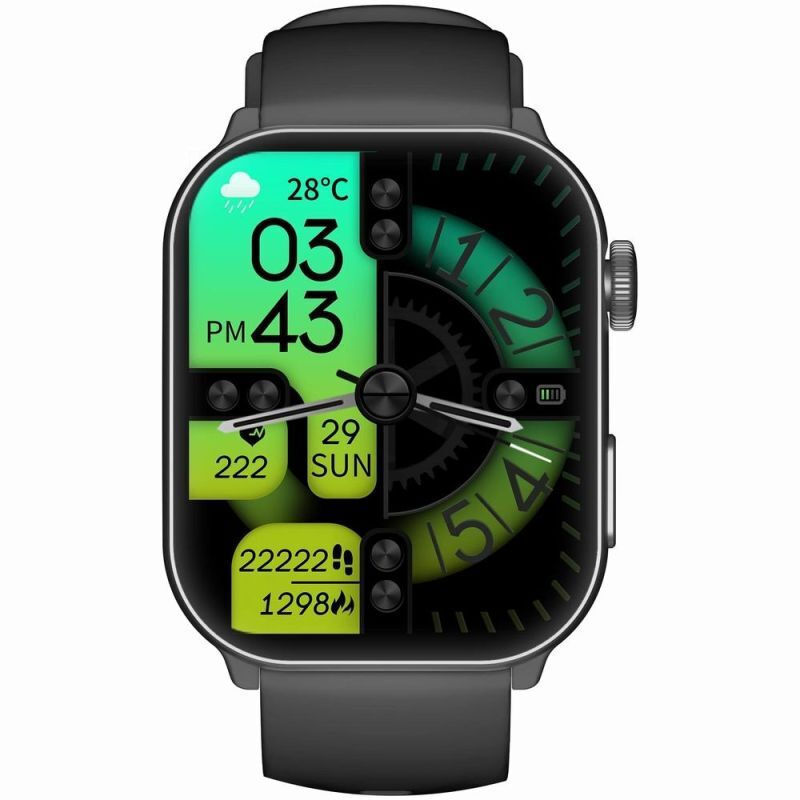 Men's Smartwatch Gravity Gt28-1 Strap + Bracelet Black view 3
