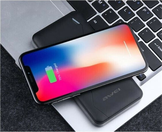 Awei P59K Wireless Power Bank 10000mAh with 2 USB-A Ports Black vue 7
