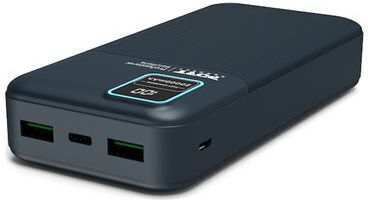 Port Designs Power Bank 20000mAh with 2 USB-A Ports and USB-C Port Black