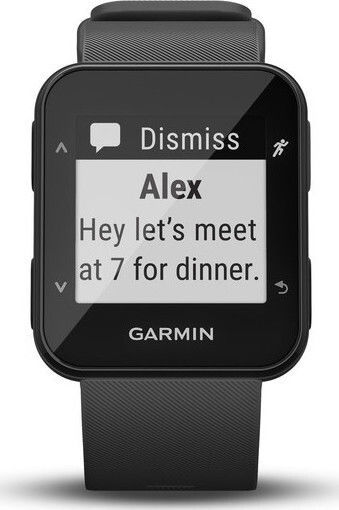 Garmin Forerunner 30 41mm Waterproof Smartwatch with Heart Rate Monitor (Slate Grey) vue 4