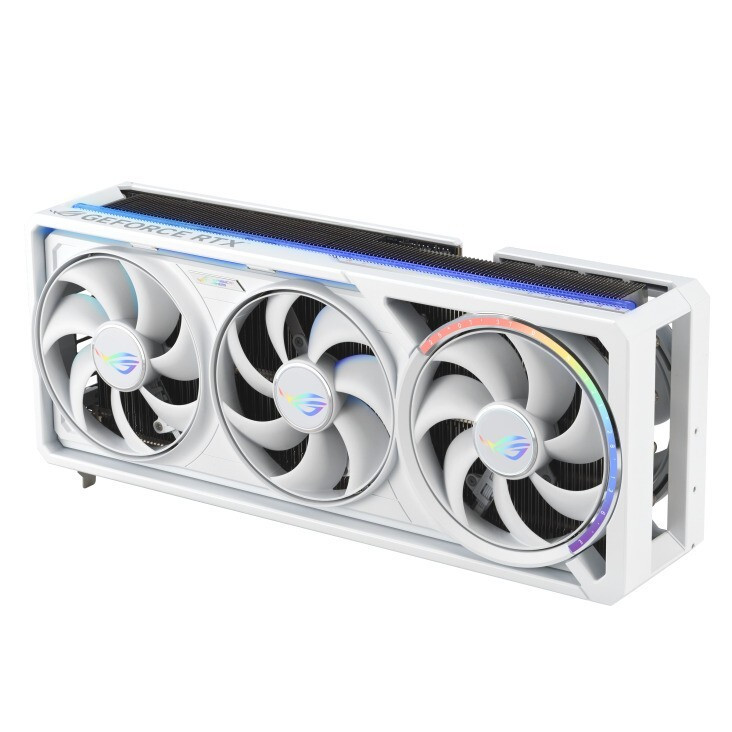 Asus GeForce RTX 5080 16GB GDDR7 ROG Astral White OC Edition Graphics Card 90YV0LV4-M0NA00 view 3