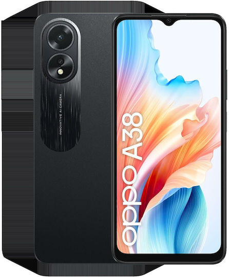 Oppo A38 Dual SIM (4GB/128GB) Glowing Black view 4