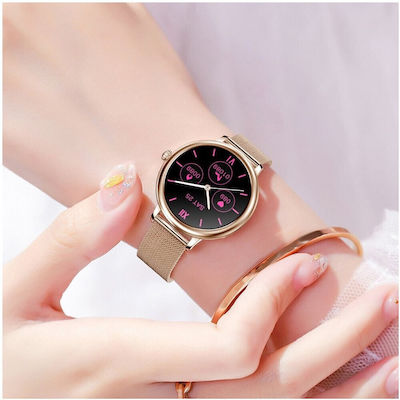 Senbono Smartwatch (Rose Gold) view 3