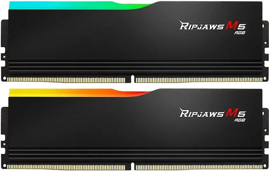 G.Skill Ripjaws M5 RGB DDR5 64GB RAM with 2x32GB Modules and Speed 6000 for Desktop F5-6000J3040G32GX2-RM5RK Ansicht 3