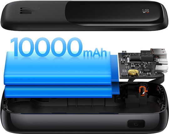 Baseus Qpow Pro Overseas Edition Power Bank 10000mAh 20W with USB-A Port and USB-C Port Power Delivery / Quick Charge 3.0 Black vista 4