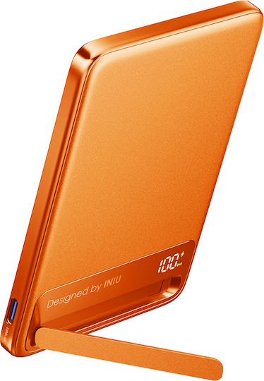 Iniu MagSafe Power Bank 10000mAh 25W with USB-C Port Orange