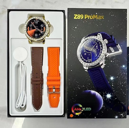Z89 PRO MAX Smartwatch with Heart Rate Monitor (Orange) vue 2