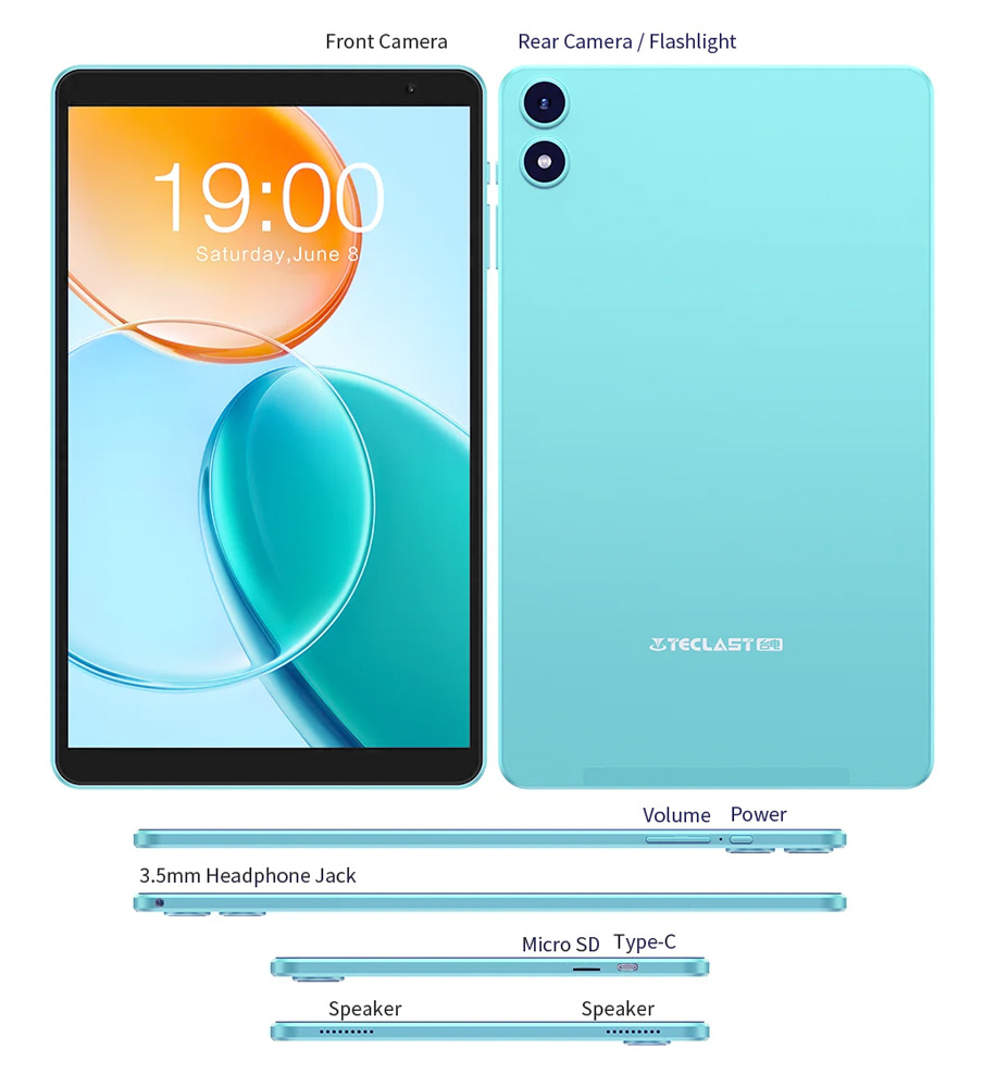 Teclast P85 2025 8" Tablet (3GB/64GB) Blue view 7