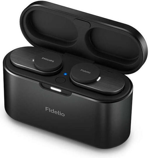 Philips Fidelio In-ear Bluetooth Handsfree Earphones with Sweat Resistance and Charging Case Black view 9