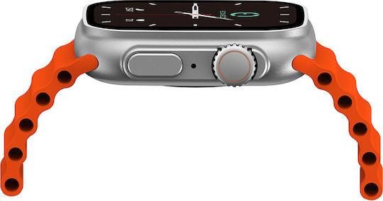 MaxCom Smartwatch with Heart Rate Monitor (Orange) view 3