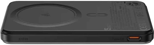 Acefast M30 MagSafe Power Bank 5000mAh 20W with 2 USB-C Power Delivery Ports Black view 3