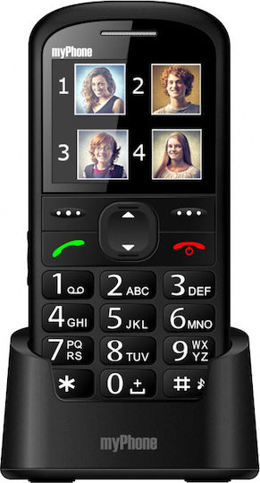 MyPhone Halo 2 Single SIM Mobile with Large Buttons Black view 2