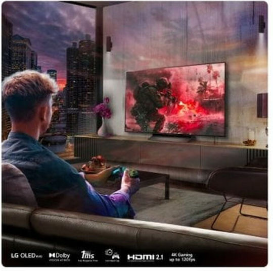 LG Smart Television 55" 4K UHD OLED OLED55C45LA HDR (2024) view 3