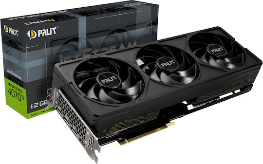 Palit GeForce RTX 4070 Ti 12GB GDDR6X JetStream Graphics Card view 4