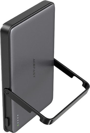 Acefast M16-5000 MagSafe Power Bank 5000mAh with USB-C Port Power Delivery Black view 3