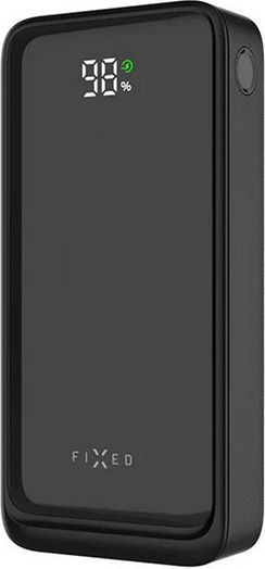 Fixed Zen2 Power Bank 20000mAh 20W with 2 USB-A Ports and USB-C Port Power Delivery Black view 1