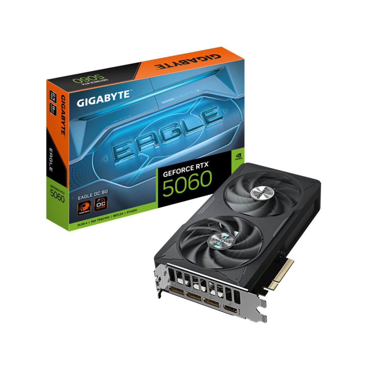 Gigabyte GeForce RTX 5060 8GB GDDR7 Eagle OC Graphics Card GV-N5060EAGLE OC-8GD