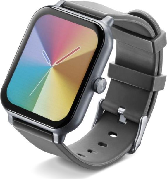 Cellular Line ION Smartwatch with Heart Rate Monitor (Black) view 1