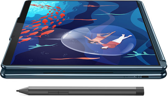 Lenovo Yoga Book 9 13IRU8 13.3" OLED Touchscreen (i7-1355U/16GB/1TB SSD/W11 Home) Tidal Teal (ES Keyboard) vue 2