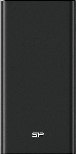 Silicon Power QP60 Power Bank 10000mAh 18W with 2 USB-A Ports and USB-C Port Power Delivery / Quick Charge 3.0 Black