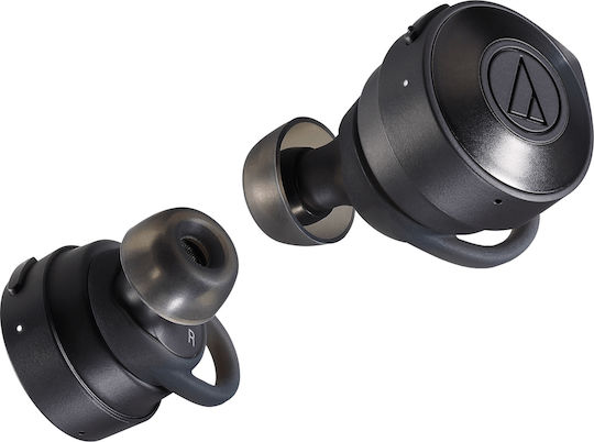 Audio Technica ATH-CKS5TW In-ear Bluetooth Handsfree Earphones with Sweat Resistance and Charging Case Black vue 2