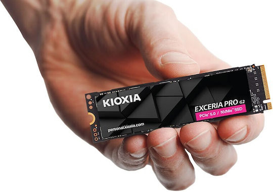 Kioxia Exceria Pro G2 SSD 2TB M.2 Type with PCI Express 5.0 Connection view 4