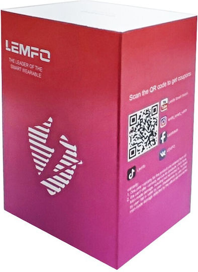 Lemfo Watch Battery with Black Metal Bracelet view 3