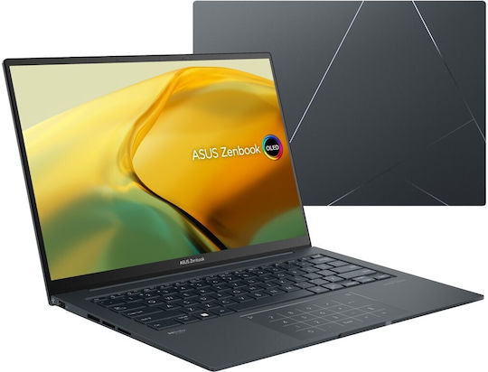 Asus Zenbook 14x UX3404VC-M3088W 14.5" OLED Touchscreen 120Hz (i5-13500H/16GB/512GB SSD/W11 Home) Inkwell Gray (US Keyboard) view 3