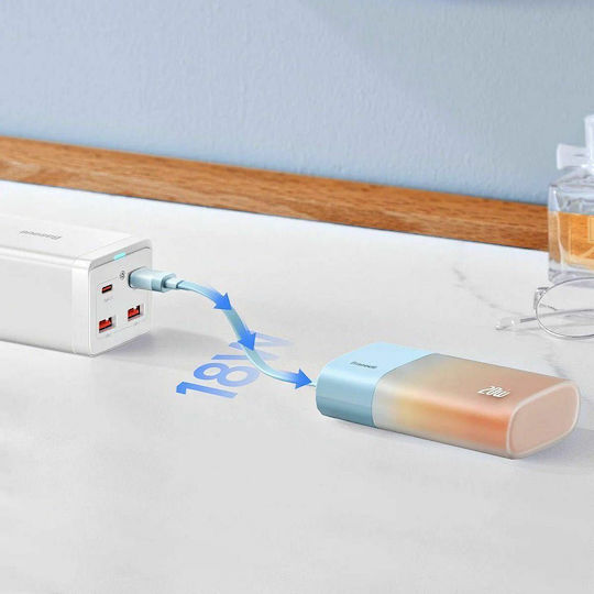 Baseus Popsicle Power Bank 5200mAh 20W with USB-C Port Sunset Orange view 3