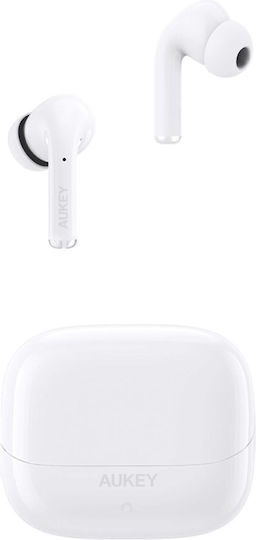 Aukey EP-B1 In-ear Bluetooth Handsfree Earphones with Sweat Resistance and Charging Case White view 2
