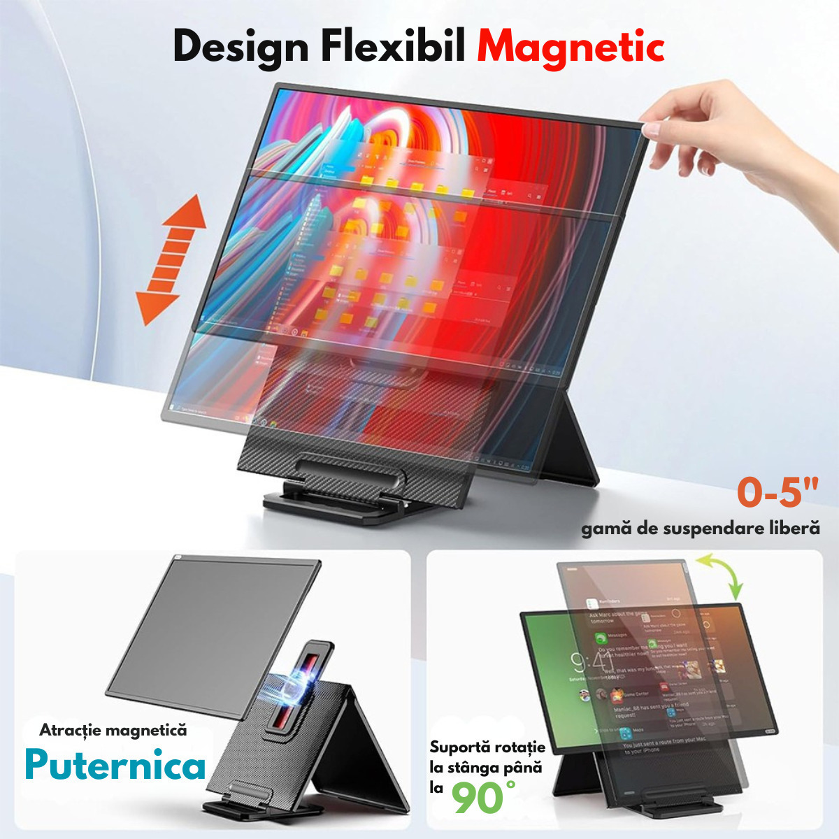 Qova IPS Portable Monitor 23.8" FHD 1920x1080 view 5