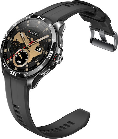 Kieslect Actor Ceramic Waterproof Smartwatch with Heart Rate Monitor (Black) view 5