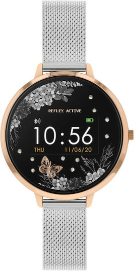 Reflex Active Series 03 38mm Smartwatch with Heart Rate Monitor (Silver Garden)