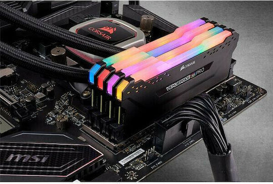 Corsair Vengeance RGB Pro DDR4 32GB RAM with 4x8GB Modules and Speed 3200 for Desktop CMW32GX4M4C3200C16 view 7