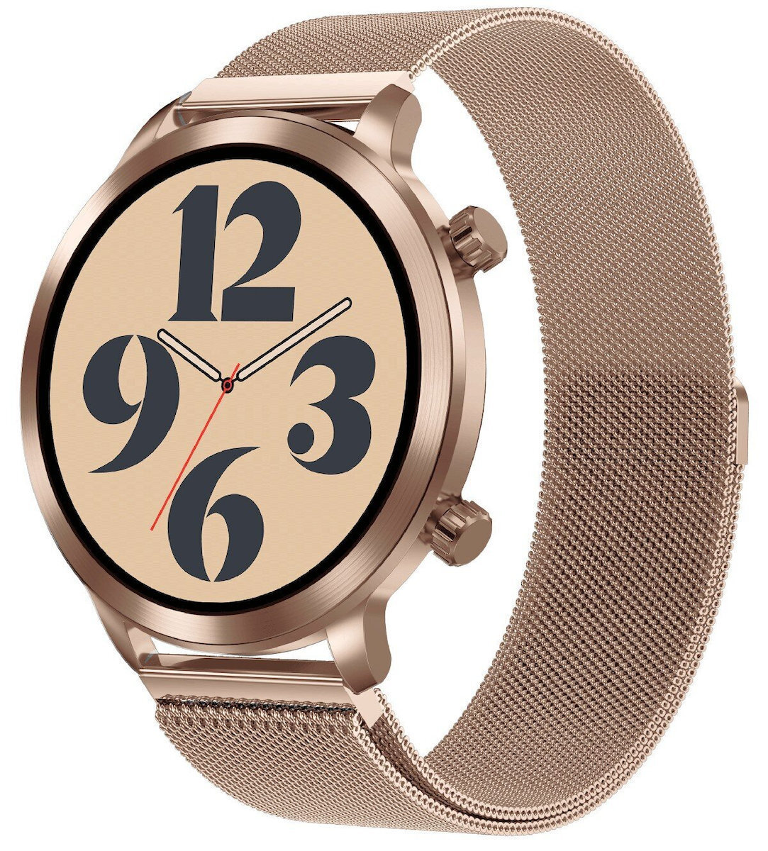 Bemi Zeno AI Stainless Steel Smartwatch with Heart Rate Monitor Gold