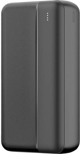 Maxlife MXPB-02 Power Bank 30000mAh 20W with 2 USB-A Ports and USB-C Port Power Delivery Black