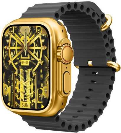 G9 Ultra Pro Smartwatch with Heart Rate Monitor (Gold) view 4