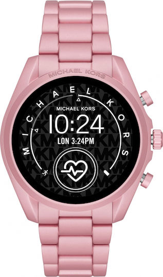 Michael Kors Bradshaw Stainless Steel 44mm Smartwatch (Pink)