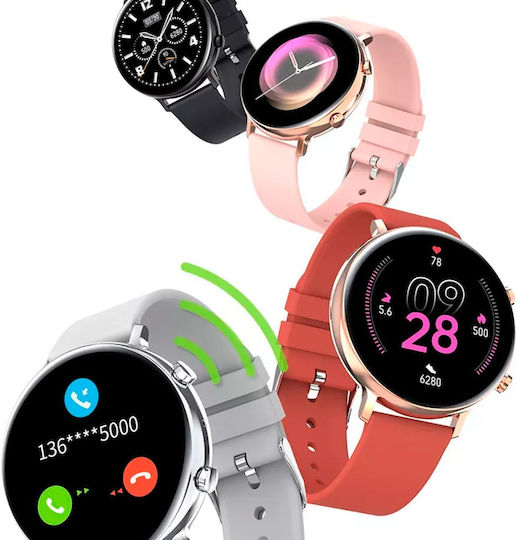 GW33 Pro Smartwatch with Heart Rate Monitor (Pink) view 8