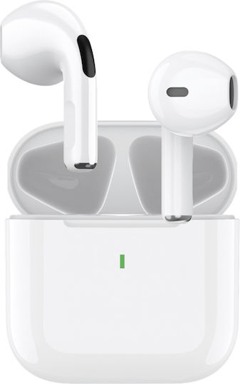 Tuqin QW22 Earbud Bluetooth Handsfree Earphones with Sweat Resistance and Charging Case White