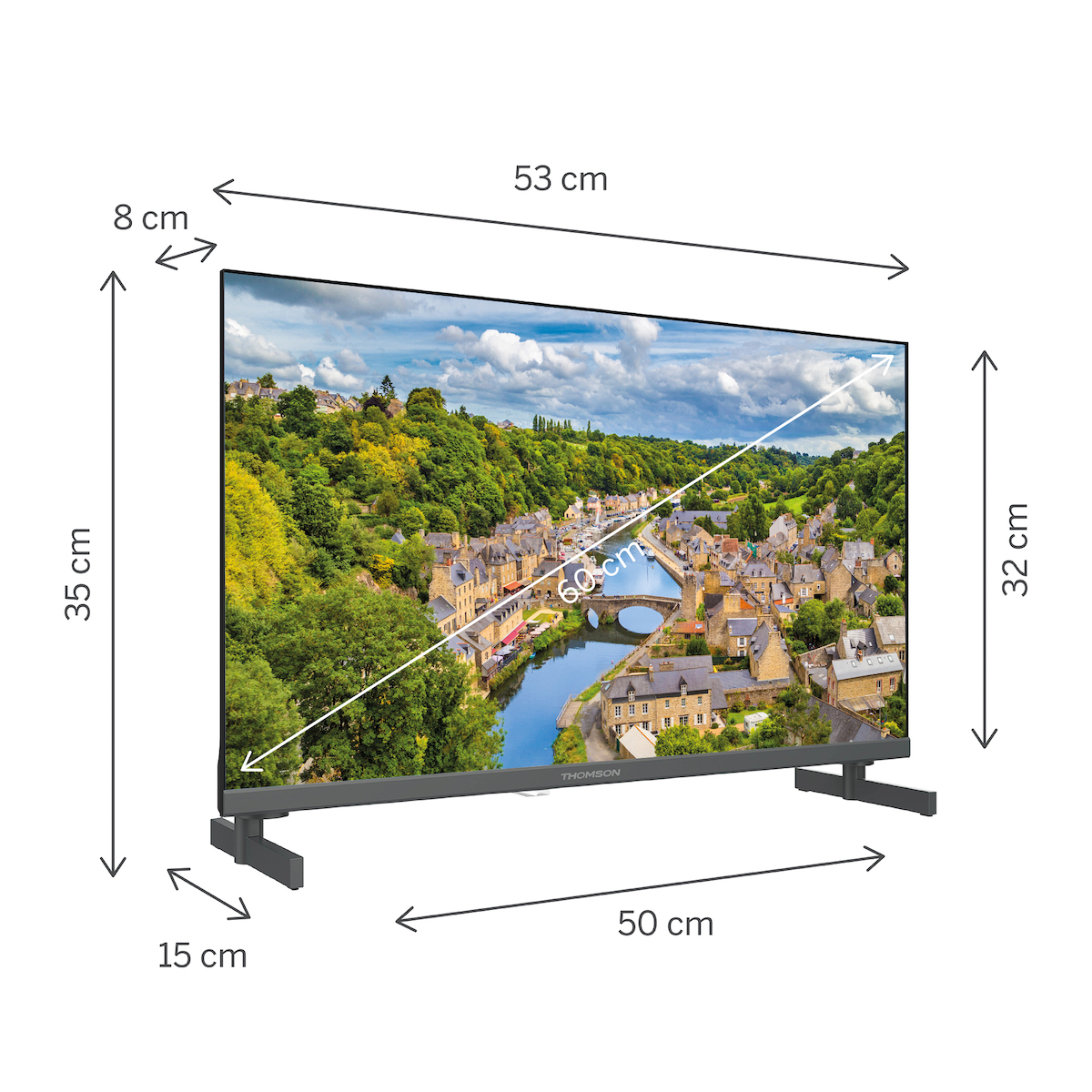 Thomson Smart Television 24" HD Ready QLED XS 12V HDR (2025) view 6