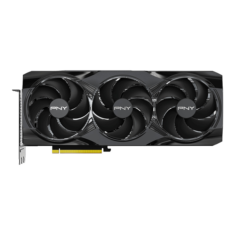 PNY GeForce RTX 5070 Ti 16GB GDDR7 Overclocked Triple Fan Plus Graphics Card VCG5071T16TFXPB1-O view 2