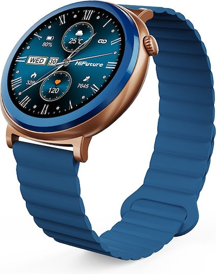 HiFuture Aurora Smartwatch with Heart Rate Monitor (Blue) view 3